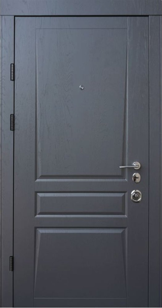 Qdoors Авангард Трино дуб графит / белый супермат