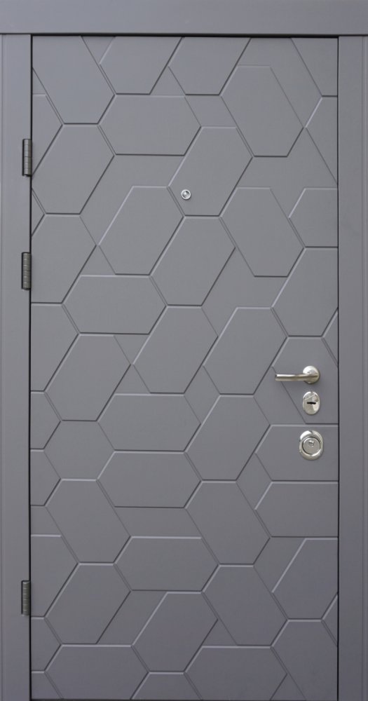 Двери Qdoors Авангард Поло элегант серый / белый снег